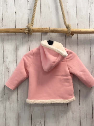 Mayoral  Sweatjacke  Gr. 86  rosa kapuze beige Plüschbund + -futter 