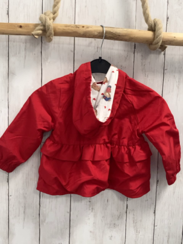 Mayoral  Jacke  Gr. 86  rot weißes Futter mit Bären 