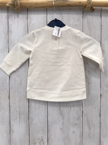   Pullover  Gr. 68  weiß Herzen mit Gesichtern 