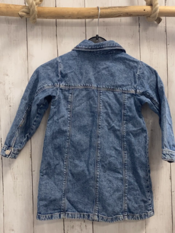 zara Kleid Gr. 98  blau Jeans