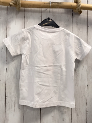 neu  T-Shirt  Gr. 92  weiß roter Bär Schrift 