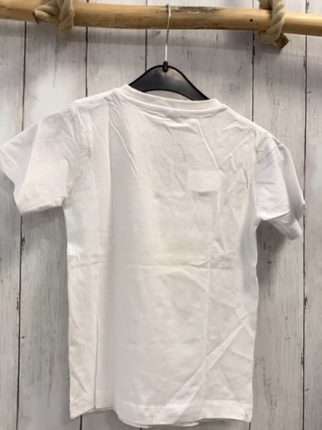 neu  T-Shirt  Gr. 110  weiß gelbes Schaf + Schrift 