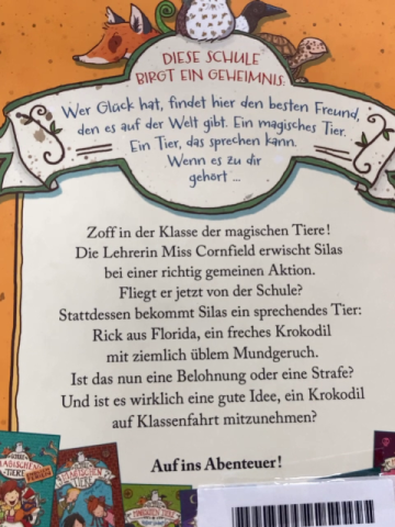 Schule der magischen Tiere Buch Abgefahren