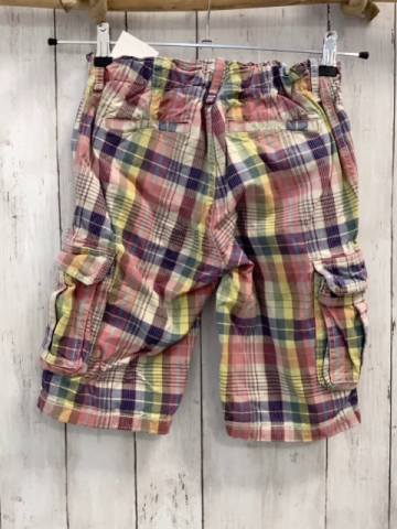 Tommy Hilfiger Shorts Gr. 152  weiß pink gelb blau kariert Bund verstellbar