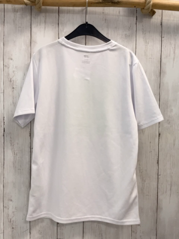 H&M Sportshirt Gr. 146  weiß grüne Schrift
