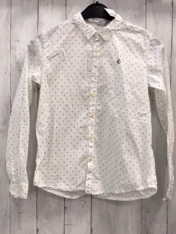 petit bateau Hemd Gr. 152  weiß graue Sterne