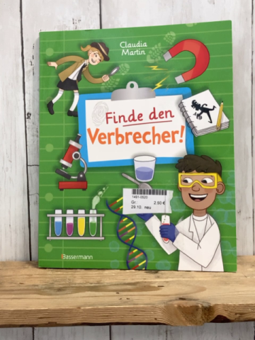 neu  Kreativheft  Finde den Verbrecher 