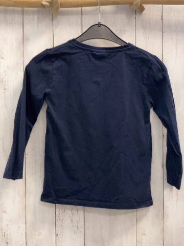 Marvel  Langarmshirt  Gr. 128  blau Spidey Schrift 