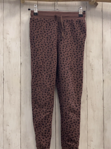 H&M Jogginghose Gr. 122  braun schwarz Leoprint