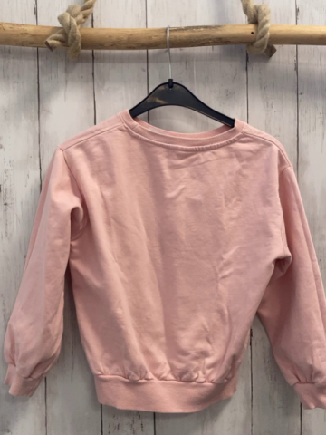  Pullover Gr. 122  rosa Blumen