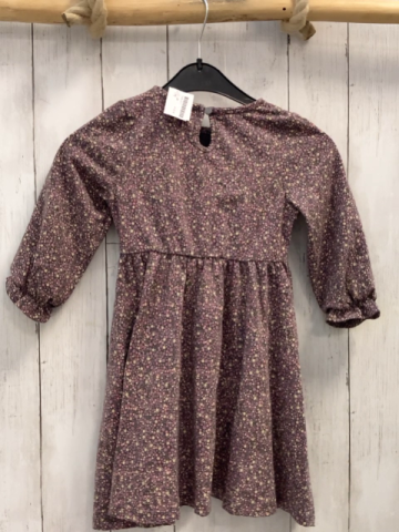  Kleid Gr. 98  lila Blumen