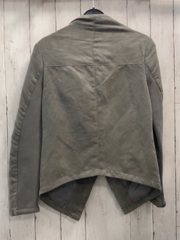 H&M Jacke Gr. 36  grau Veloursleder