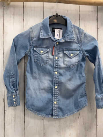Dsquared2  Hemd  Gr. 104  blau Jeans 