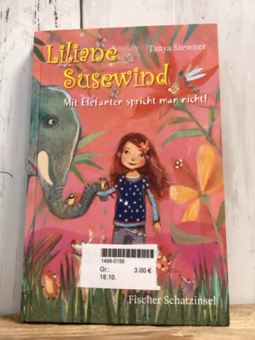   Buch Liliane Susewind Mit Elefanten spircht man nicht 