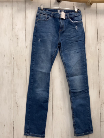 Vertbaudet  Hose  Gr. 152  blau Jeans Bund verstellbar 