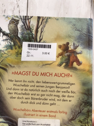  Buch Das große Buch vom Wuschelbär 