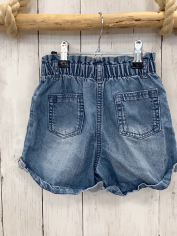 next Shorts Gr. 98  blau jeans bunter Bogen