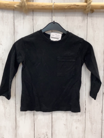 zara Langarmshirt Gr. 92  schwarz