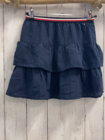 Tommy Hilfiger Rock Gr. 128  blau + blau rot weißer Streifenbund 