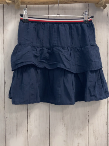 Tommy Hilfiger Rock Gr. 128  blau + blau rot weißer Streifenbund 
