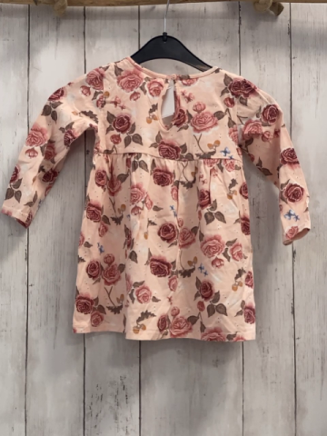 H&M  Kleid  Gr. 92  rosa Blumen 