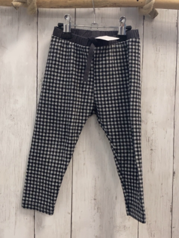 Zara  Leggings Gr. 92  schwarz hellgrau kariert grauer Bund 