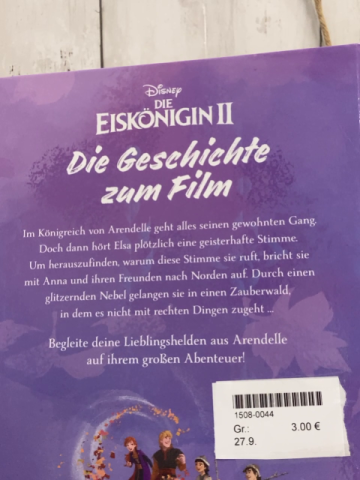  Buch Die Eiskönigin 2 Buch zum Film 