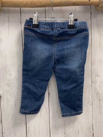 H&M Jeggings  Gr. 68  blau Jeans orange Nähte 