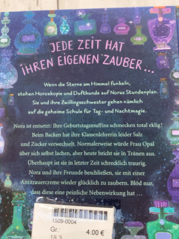  Buch Die Schule für Tag- und Nachtmagie Lieblingslehrerin in Not 