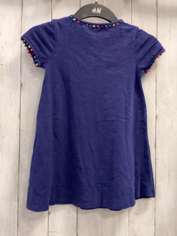 Mini Boden  Kleid  Gr. 110  lila bunte Bommel 