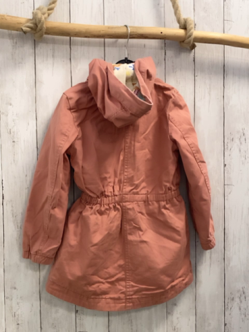 H&M  Jacke  Gr. 122  lachs Kapuze goldener Reißverschluss 