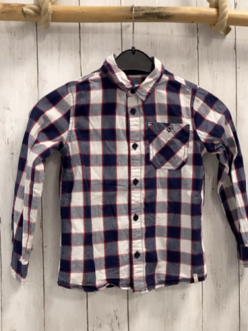 Esprit  Hemd  Gr. 116  blau rot weiß kariert 