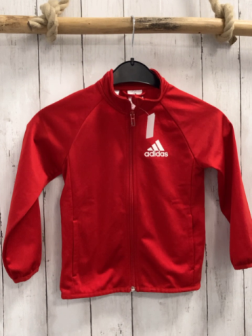 Adidas  Joggingacke  Gr. 110  rot 