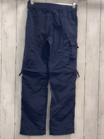 Trollkids  Funktionshose  Gr. 140  blau orange Applikationen Beine abtrennbar