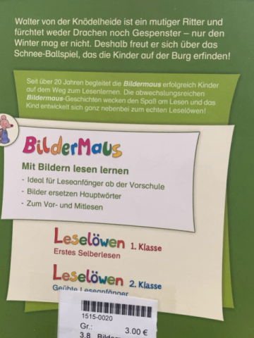 Bildermaus  Buch Rittergeschichten 