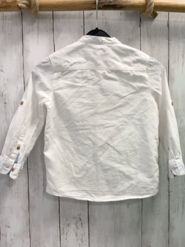 H&M  Hemd  Gr. 116  weiß Struktur 