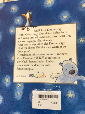   Buch Was macht der Donnerstag am Abend?