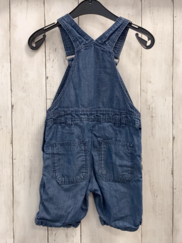 H&M  Latzshorts  Gr. 74  blau Jeans 