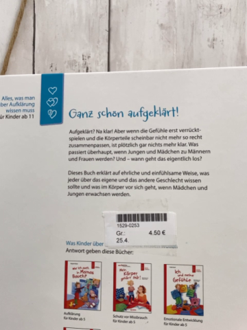   Buch Ganz schön aufgeklärt 