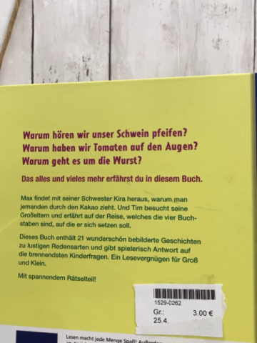   Buch Warum hören wir unser Schwein pfeifen?