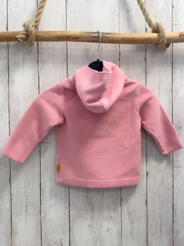 Steiff Pullover Gr. 80  pink Fleece Kapuze Bärenkopf