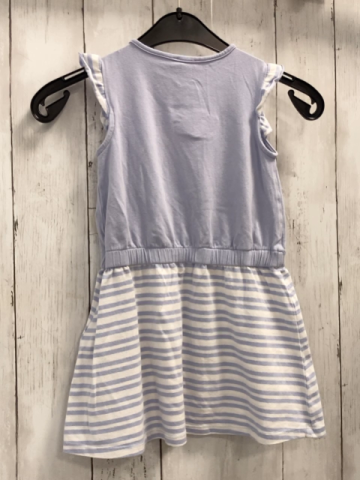 Steiff  Kleid  Gr. 98  flieder Oberteil + weiß flieder gestreifter Rock 