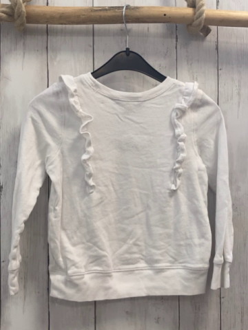 Ralph Lauren  Pullover  Gr. 110  weiß Rüschen