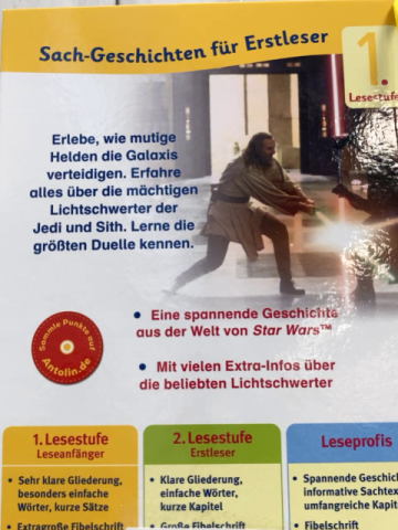 Superleser Leselernbuch Star Wars Lichtschwertabenteuer