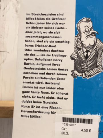  Buch Miles & Niles Schlimmer geht immer