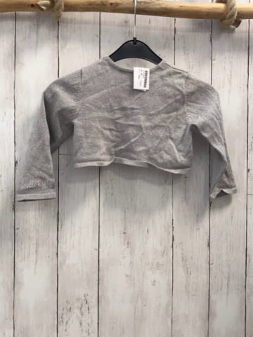 H&M Strickjacke Gr. 86  grau Glitzer Hello Kitty