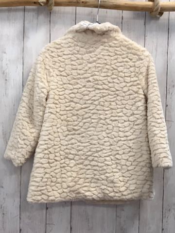 F&F Plüschjacke Gr. 122  weiß 