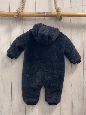 Steiff  Plüschoverall Gr. 62  blau Kapuze mit Ohren 