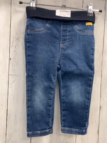 Steiff Hose Gr. 80  blau dunkelblauer Bund Jeans