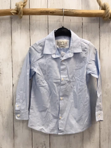zara Hemd Gr. 116  blau meliert